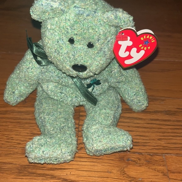Ty Beanie Babies Shamrock The Bear rare with errors - Picture 5 of 13